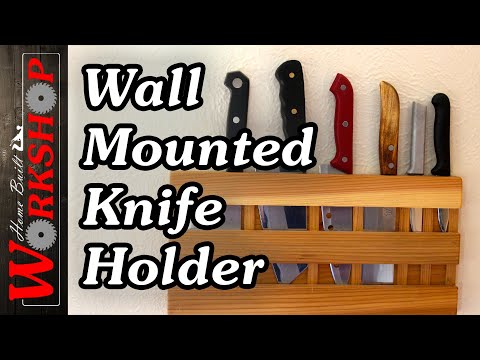 Wall-Mounted Knife Rack: A Practical Kitchen Storage Solution