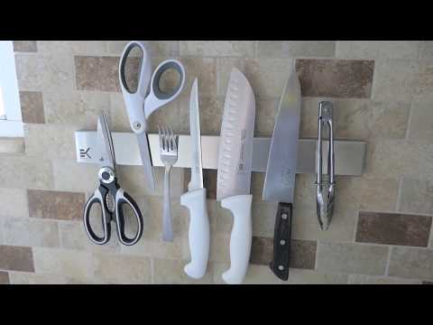 Organize Your Kitchen with a Knife Magnet Bar