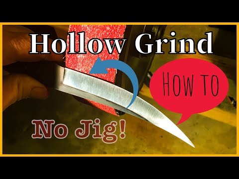 Hollow Grinding for Knife Making