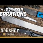 Sharpening Serrated Kitchen Knives: A Guide