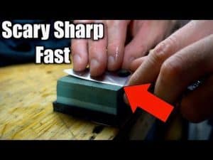 Sharpening Knives with a Diamond Sharpening Stone