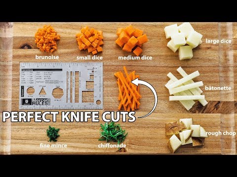 Chopping Veggies with the Right Side of a Knife