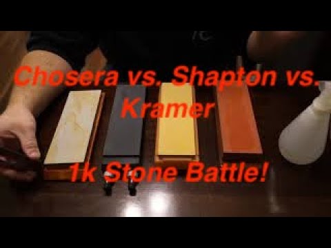 Sharpening Stones: Shapton vs Chosera Comparison