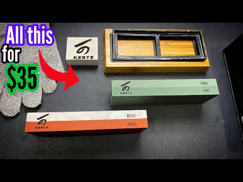 Diamond Sharpening Stone Set: Professional Knife Sharpening Kit