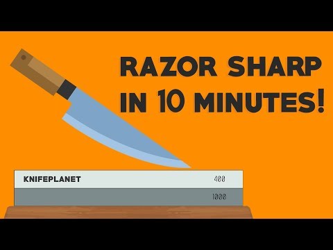 Sharpening Knives with Water Stones: A Guide