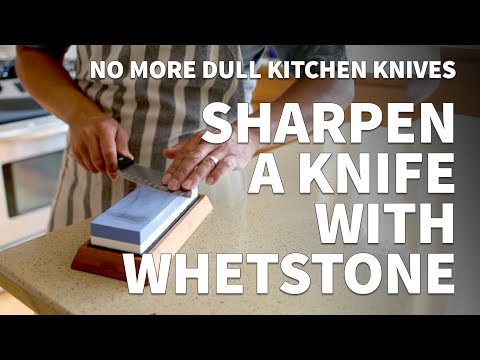 Sharpening Your Knife with a Good Whetstone