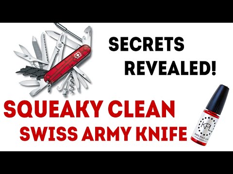 Cleaning Tips for a Swiss Army Knife