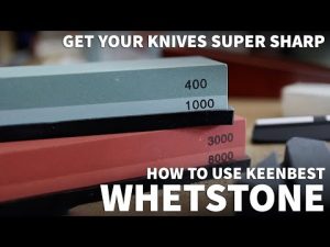 Sharpening Your Knife with Whetstone Grit