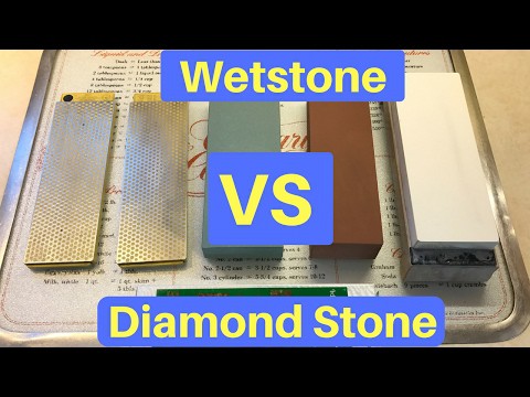Comparing Diamond Stones and Waterstones for Sharpening Knives