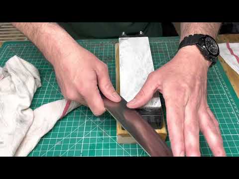Sharpening Your Knives with Shapton 16000 Ceramic HR Glass Stone