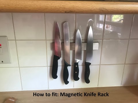 Wall Mounted Magnetic Knife Holder: Keep Your Kitchen Organized