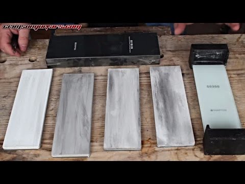 Sharpening Your Knives with Shapton Glass Whetstones
