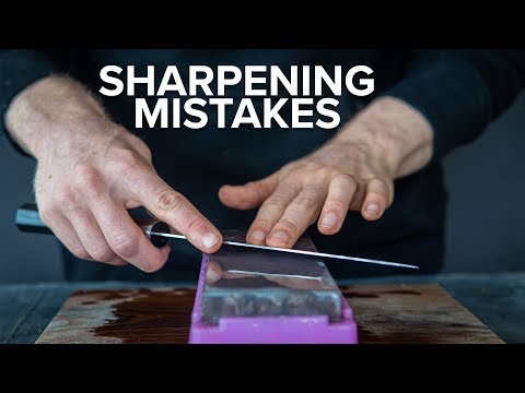 Sharpening a Knife: Avoiding Over-Sharpening