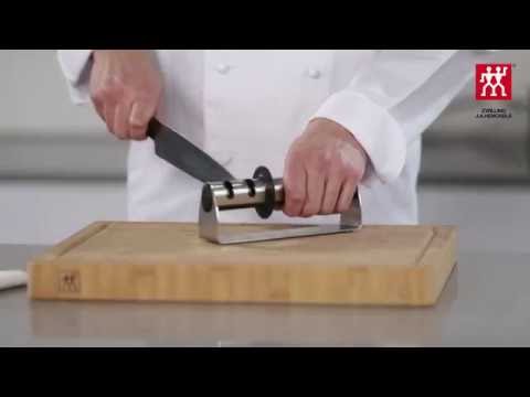 How to Sharpen a Knife with a Pull Through Sharpener