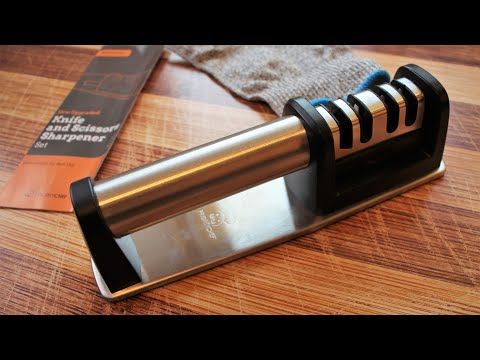 Priority Chef Knife Sharpener for Straight & Serrated Knives