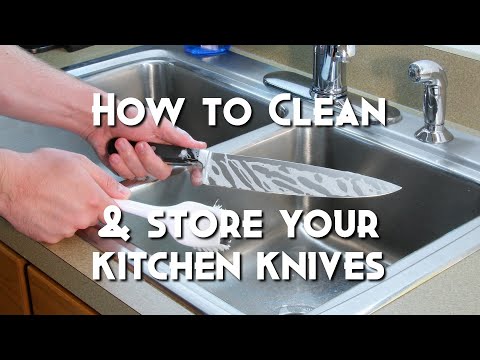 How to Properly Wash Knives